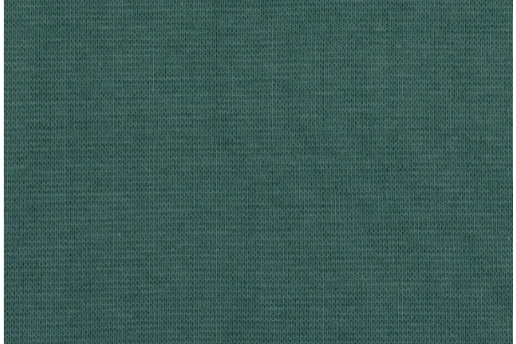 Bündchen "Heike", Strickschlauch, smaragd, 0,5 m