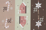 DIY-Panel Adventskalender, Baumwollwebware, Swafing