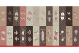 DIY-Panel Adventskalender, Baumwollwebware, Swafing