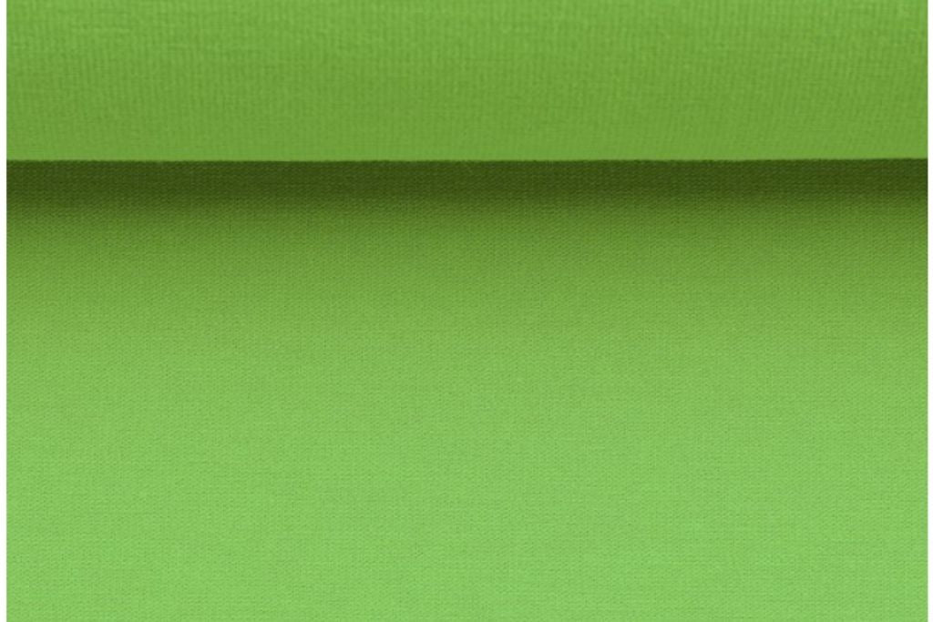 Restmenge 1 Meter Jersey Basic "Vanessa" by Swafing, uni, grün
