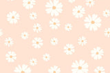 Baumwolle, Popeline mit kleinen Blumen, hellrosa, 0,5 m