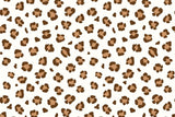 Baumwolle, Popeline Leoprint, Animal Print, wollweiß, 0,5 m