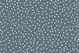Baumwolle, Popeline mit Punkten, stahlblau, 0,5 m