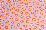 Baumwolle, Popeline Leoprint, Animal Print, rosa, 0,5 m