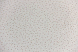 Baumwollstoff mit Punkte ecru – Nahaufnahme – Meterware online kaufen bei Annettasien