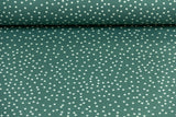 Baumwolle, Popeline mit Punkten, stahlblau, 0,5 m