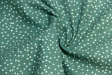 Baumwolle, Popeline mit Punkten, stahlblau, 0,5 m