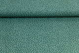 Baumwolle, Popeline mit Punkten, stahlblau, 0,5 m