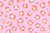 Baumwolle, Popeline Leoprint, Animal Print, rosa, 0,5 m