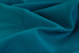 Baumwollwebware, Fahnentuch, uni, dunkles türkis, 0,5 m