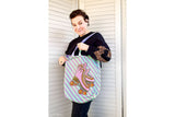 Cherry Picking Bag, DIY-Panel, Dackel und Rollschuhe, Canvas
