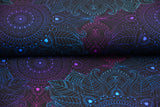 Canvas mit Mandala, dunkelblau, 0,5 m
