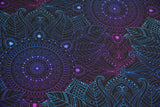Canvas mit Mandala, dunkelblau, 0,5 m