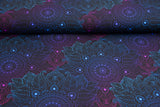 Canvas mit Mandala, dunkelblau, 0,5 m