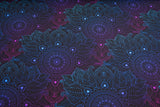 Canvas mit Mandala, dunkelblau, 0,5 m