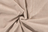 Restmenge 50 cm Cordjersey, uni, sand, beige