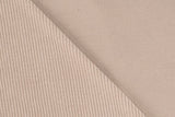Restmenge 50 cm Cordjersey, uni, sand, beige