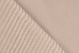 Cordjersey, uni, sand, beige, 0,5 m