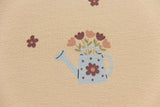 Terry Crepe mit Blumen für Babys Meterware online kaufen