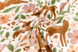 Terry Crepe mit Rehen für Babys Meterware online kaufen Oekotex