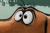 French Terry Panel "Dachshund Benni", Cheeky Animals, smaragd, Thorsten Berger, Swafing