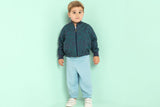 Leichter Blusen Jeans, rauchblau, 0,5 m