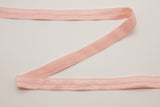 Elastisches Einfassband, Falzgummi, 15 mm, rosa, 1 Meter
