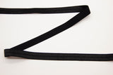 Elastisches Einfassband, Falzgummi, 15 mm, schwarz, 1 Meter
