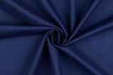 Baumwollwebware, Fahnentuch, uni, marine, dunkelblau, 0,5 m