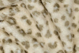 Kuschelfleece Doubleface Leo beige online kaufen für Decken