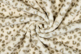 Kuschelfleece Doubleface Leo beige online kaufen