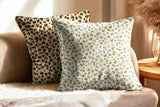 Kuschelfleece Doubleface Leo beige online kaufen Sofakissen