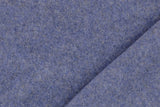 Restmenge 34 cm Organic Baumwoll Fleece, jeansblau
