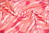 French Terry Batik, koralle, pink, 0,5 m