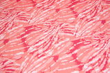 Restmenge 1 Meter French Terry Batik, koralle, pink