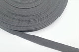 Gurtband 25 mm anthrazit für Taschen