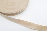 Gurtband 25 mm beige für Taschen