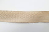 Gurtband 40mm beige für Taschen Detailansicht