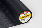 Bügeleinlage H180, schwarz, 0,5 m