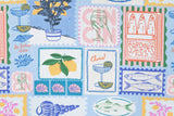 Dekostoff Halbpanama mediterran als Meterware