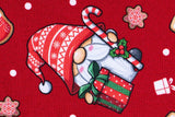 Sweat "Holly" mit Wichteln, Weihnachten, rot, 0,5 m