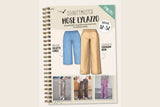 Papierschnittmuster "Hose Lylazzo" von Lybstes (Gr. 32-52)