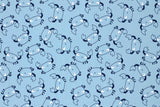 Jersey mit Krebsen, blau, 0,5 m
