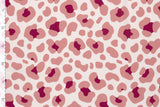 Jersey im Leo Design, Animal Print, hellrosa, 0,5 m