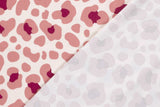 Jersey im Leo Design, Animal Print, hellrosa, 0,5 m