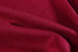 Feinstrick Strick Jersey Basic, uni, bordeaux, 0,5 m