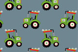 Jersey mit Traktor, Artikel-Nr. FVJ-4373, Fräulein von Julie, graublau, 0,5 m