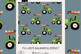 Jersey mit Traktor, Artikel-Nr. FVJ-4373, Fräulein von Julie, graublau, 0,5 m