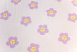 Jersey Stoff mit Blumen Meterware online kaufen zum Nähen
