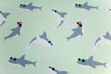 Jersey mit Haien, mint, 0,5 m